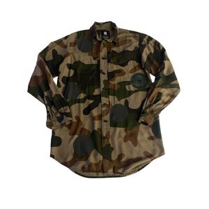 G-Star Raw Wmn’s S Rovic Long‎ Sleeve Camo Boyfriend Shirt
